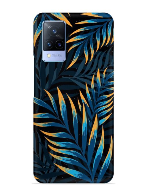 Abstract Leaf Art Snap Case for Vivo V21 (5G)