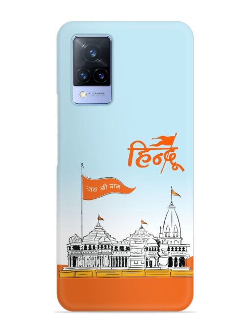 Ram Mandir Hindu Snap Case for Vivo V21 (5G) Zapvi