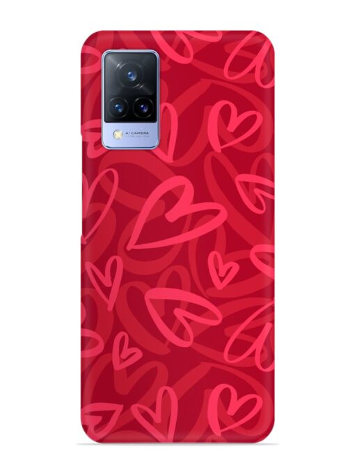 Seamless Romantic Pattern Snap Case for Vivo V21 (5G) Zapvi