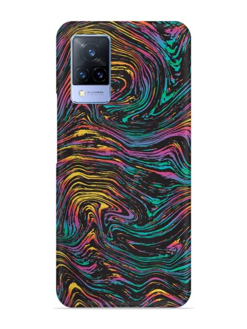 Abstract Liquid Colors Snap Case for Vivo V21 (5G) Zapvi