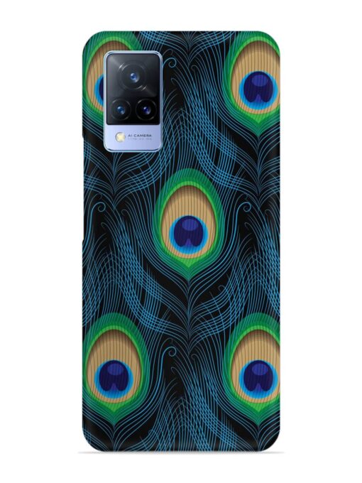 Seamless Pattern Peacock Snap Case for Vivo V21 (5G) Zapvi