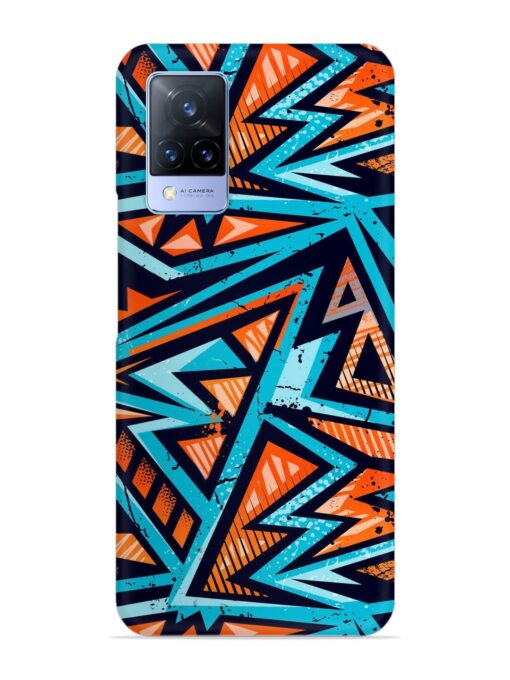 Abstract Seamless Grunge Snap Case for Vivo V21 (5G) Zapvi