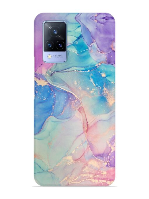 Alcohol Ink Colors Snap Case for Vivo V21 (5G) Zapvi