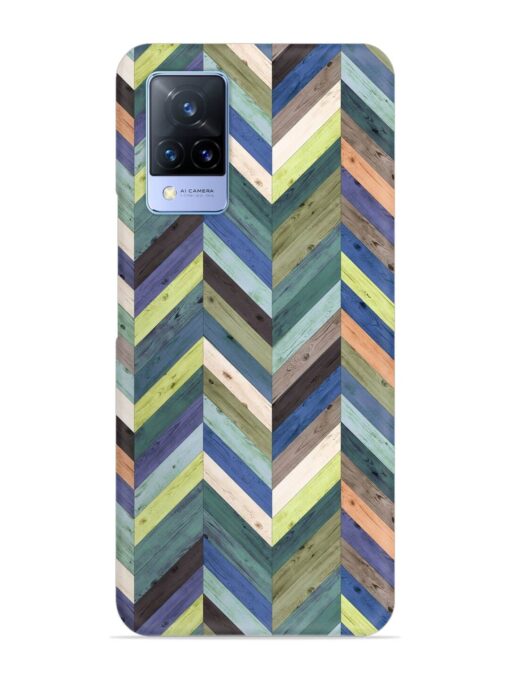 Chevron Random Color Snap Case for Vivo V21 (5G) Zapvi