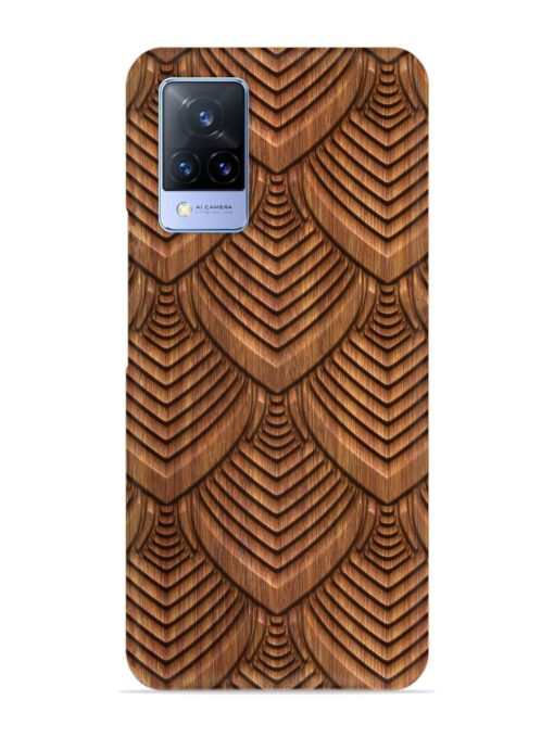 Carved Pattern On Snap Case for Vivo V21 (5G) Zapvi