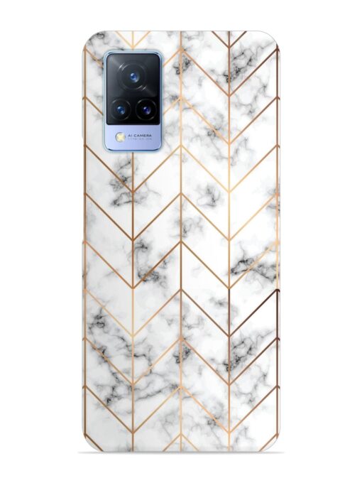 Vector Marble Texture Snap Case for Vivo V21 (5G) Zapvi