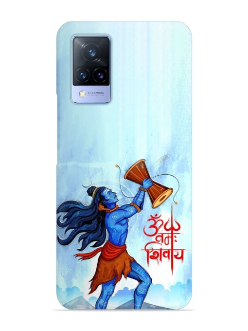 Illustration Lord Shiva Snap Case for Vivo V21 (5G) Zapvi