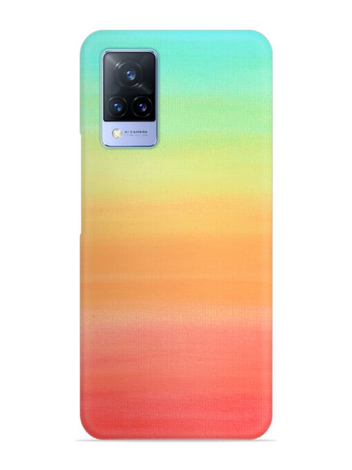 Background Sky Watercolor Snap Case for Vivo V21 (5G) Zapvi