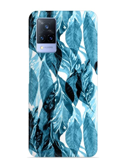 Leaves Pattern Jungle Snap Case for Vivo V21 (5G) Zapvi