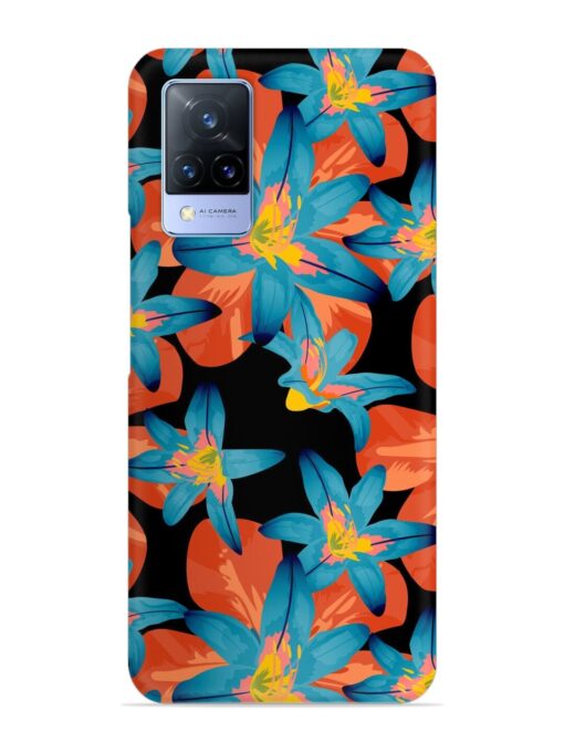 Philippine Flowers Seamless Snap Case for Vivo V21 (5G)