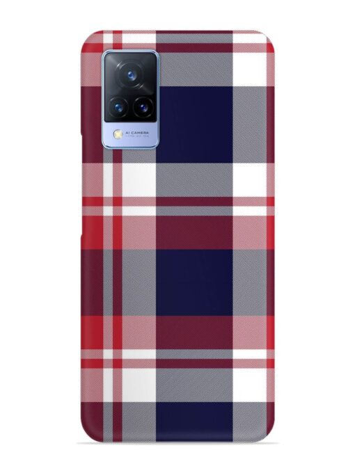 Classic Plaid Tartan Snap Case for Vivo V21 (5G) Zapvi