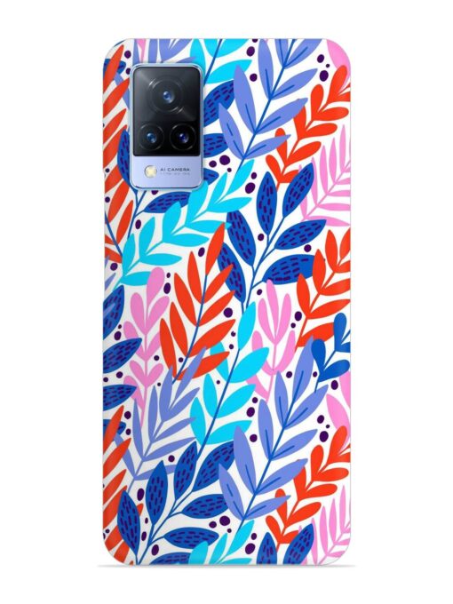 Bright Floral Tropical Snap Case for Vivo V21 (5G)