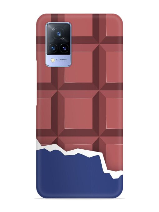 Chocolate Vector Art Snap Case for Vivo V21 (5G)