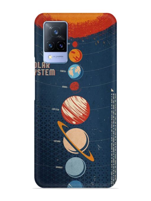 Solar System Vector Snap Case for Vivo V21 (5G)