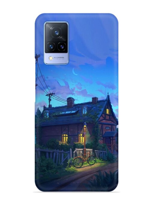 Beautiful Village House Snap Case for Vivo V21 (5G) Zapvi