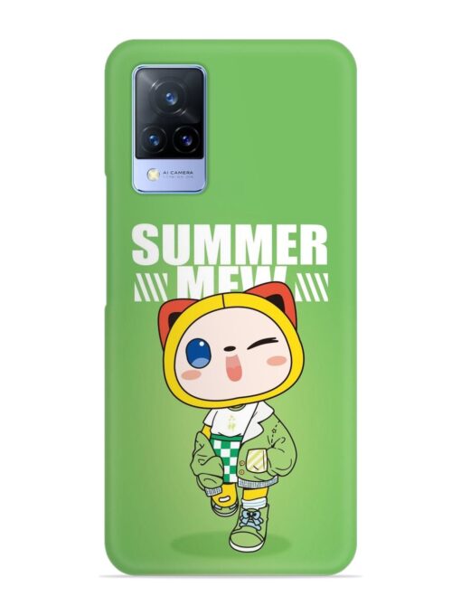 Summer Mew Snap Case for Vivo V21 (5G) Zapvi