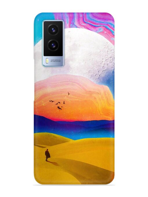 Sandy Desert Snap Case for Vivo V21E (5G) Zapvi