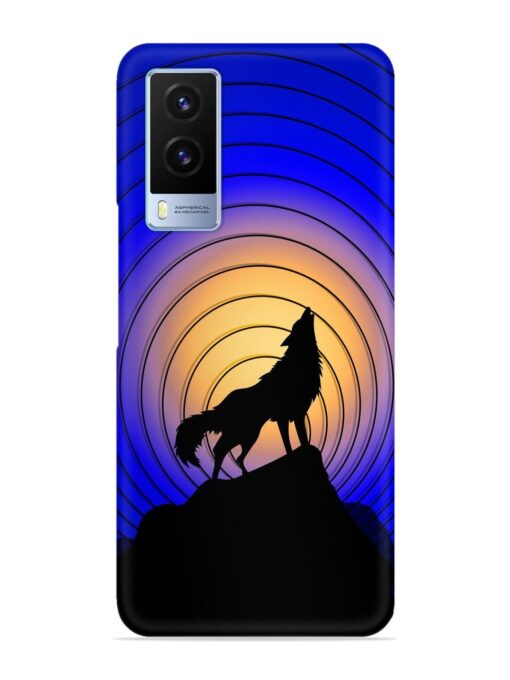 Fox Roaring Design Snap Case for Vivo V21E (5G) Zapvi