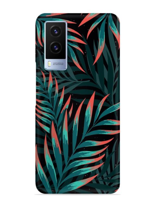 Green Leaf Art Snap Case for Vivo V21E (5G) Zapvi