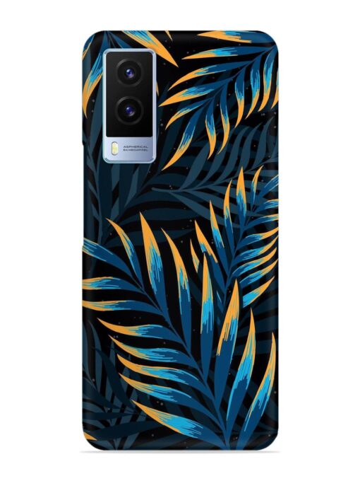 Abstract Leaf Art Snap Case for Vivo V21E (5G) Zapvi