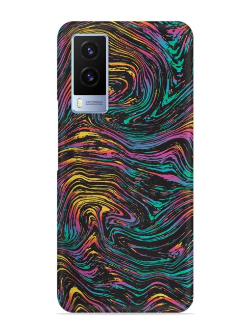 Abstract Liquid Colors Snap Case for Vivo V21E (5G) Zapvi