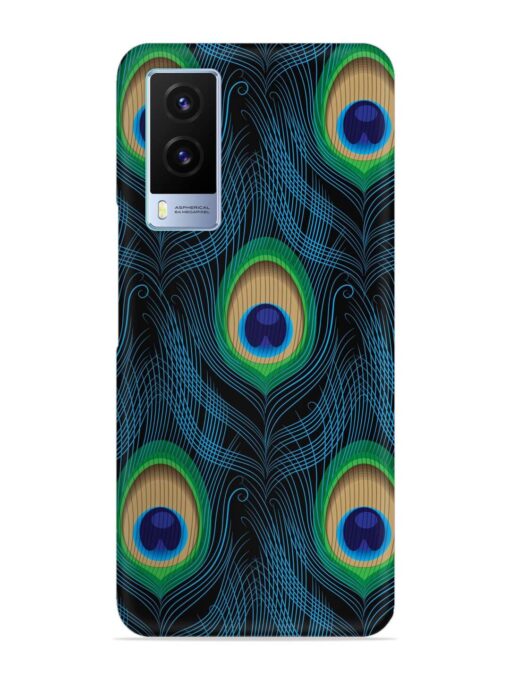 Seamless Pattern Peacock Snap Case for Vivo V21E (5G) Zapvi