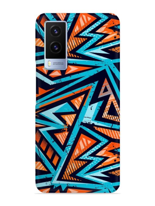 Abstract Seamless Grunge Snap Case for Vivo V21E (5G) Zapvi