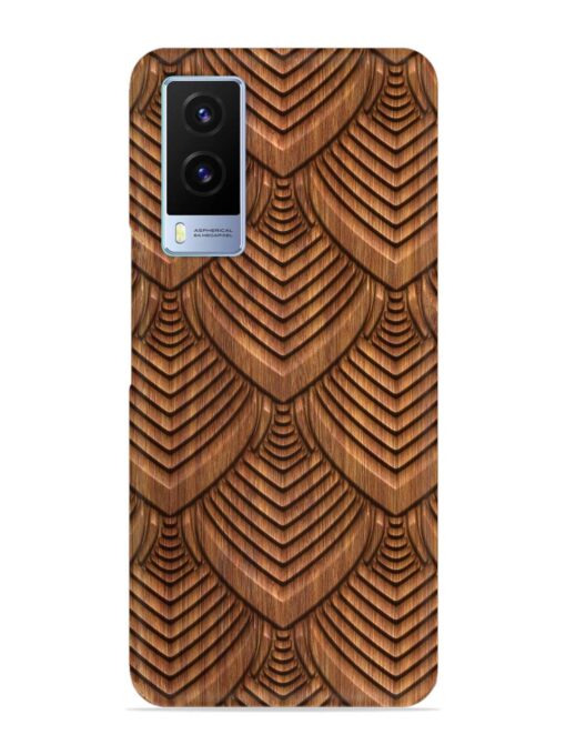 Carved Pattern On Snap Case for Vivo V21E (5G) Zapvi