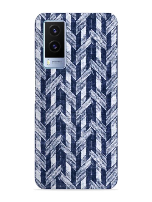 Abstract Herringbone Motif Snap Case for Vivo V21E (5G) Zapvi