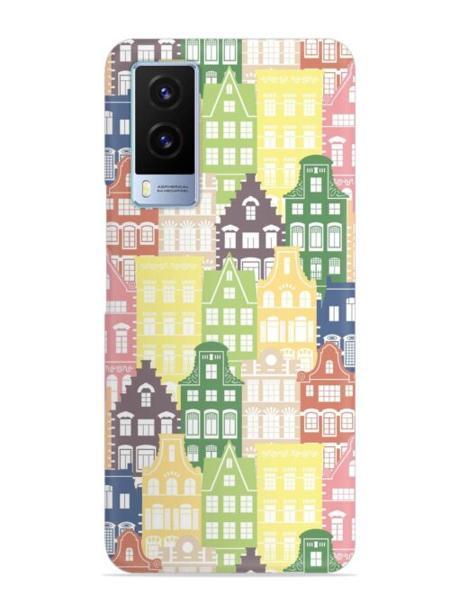 Seamless Shapes Pattern Snap Case for Vivo V21E (5G) Zapvi