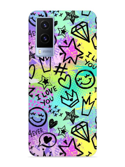 Bright Seamless Pattern Snap Case for Vivo V21E (5G) Zapvi