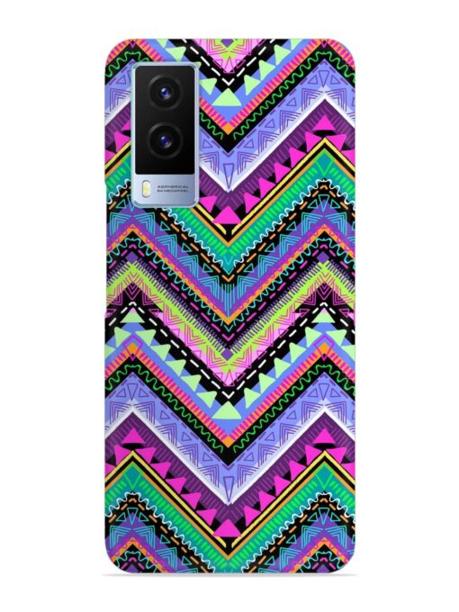 Tribal Aztec Print Snap Case for Vivo V21E (5G) Zapvi