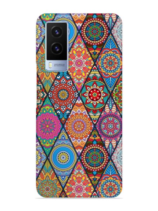 Seamless Tile Pattern Snap Case for Vivo V21E (5G) Zapvi