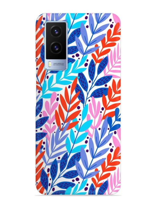 Bright Floral Tropical Snap Case for Vivo V21E (5G) Zapvi