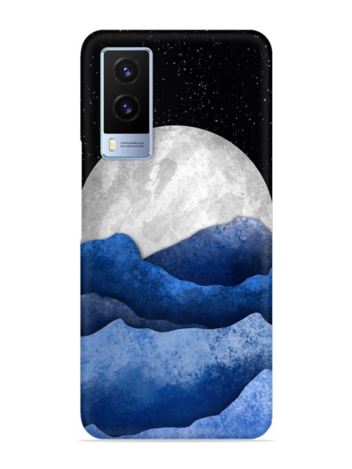 Full Moon Mountain Vector Snap Case for Vivo V21E (5G) Zapvi