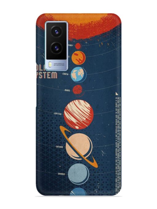 Solar System Vector Snap Case for Vivo V21E (5G) Zapvi