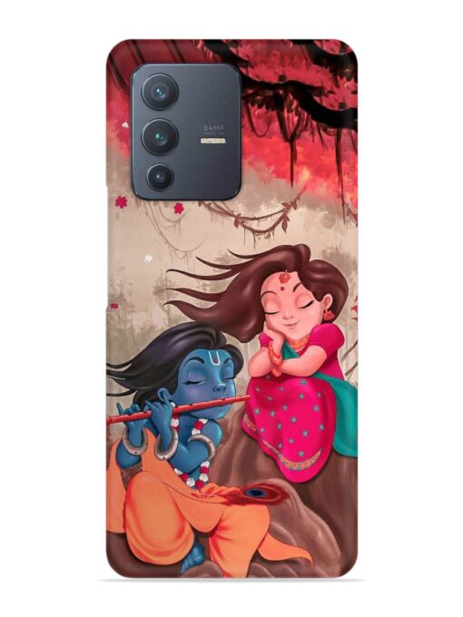 Radhe Krishna Water Art Snap Case for Vivo V23 (5G)