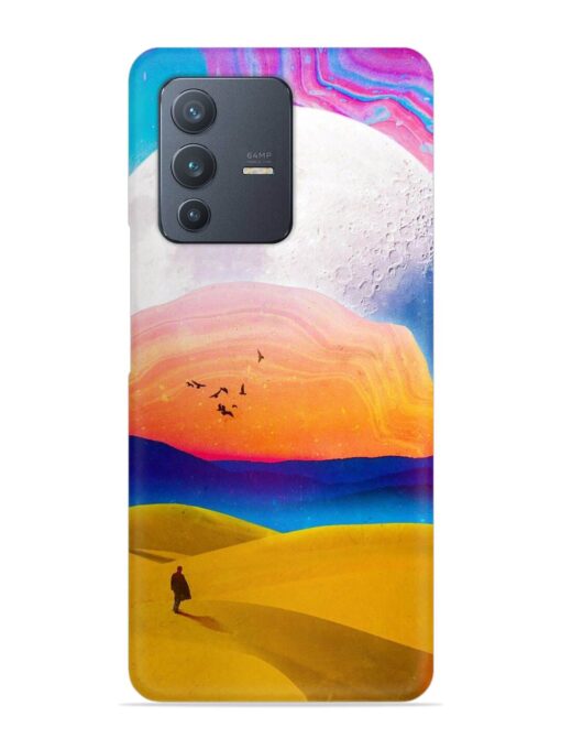 Sandy Desert Snap Case for Vivo V23 (5G)