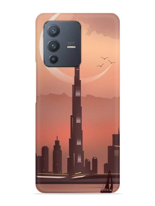 Landmark Burj Khalifa Snap Case for Vivo V23 (5G) Zapvi