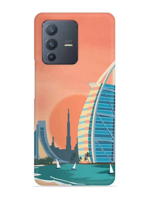 Dubai Architectural Scenery Snap Case for Vivo V23 (5G) Zapvi