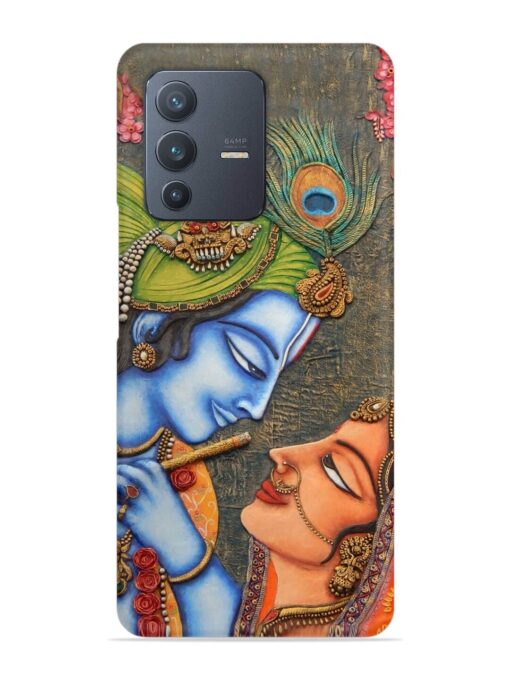 Lord Radha Krishna Flute Art Snap Case for Vivo V23 (5G) Zapvi