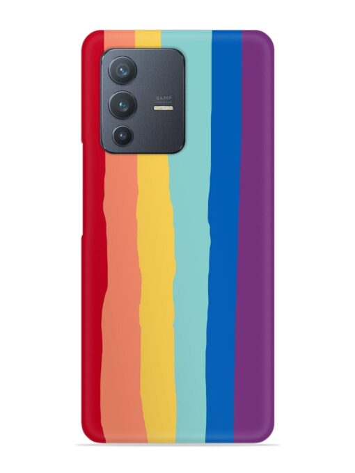 Rainbow Genuine Liquid Snap Case for Vivo V23 (5G)