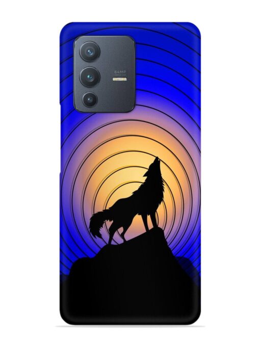 Fox Roaring Design Snap Case for Vivo V23 (5G) Zapvi