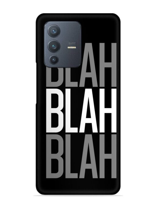 Blah Blah Blah Wallpaper Snap Case for Vivo V23 (5G) Zapvi