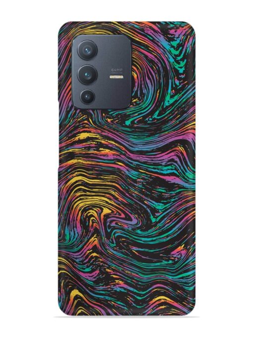 Abstract Liquid Colors Snap Case for Vivo V23 (5G) Zapvi