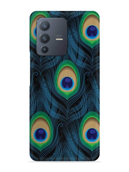 Seamless Pattern Peacock Snap Case for Vivo V23 (5G) Zapvi