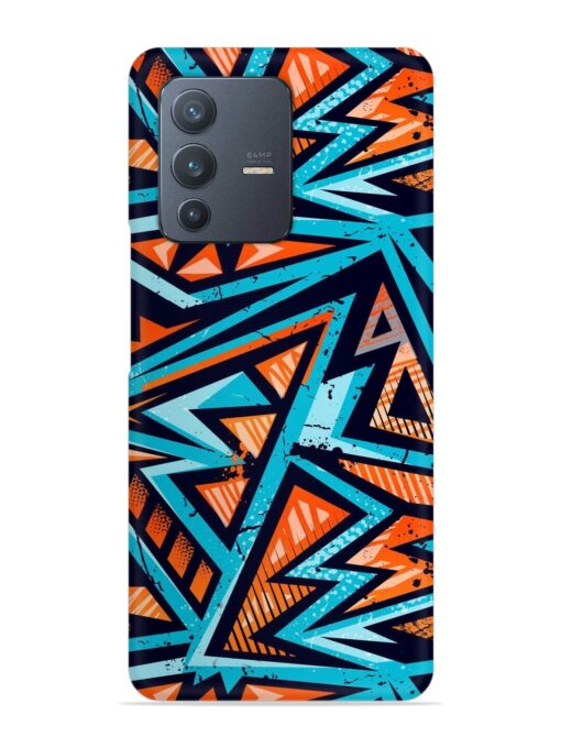 Abstract Seamless Grunge Snap Case for Vivo V23 (5G) Zapvi