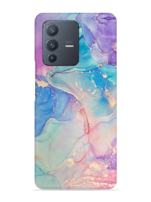 Alcohol Ink Colors Snap Case for Vivo V23 (5G) Zapvi