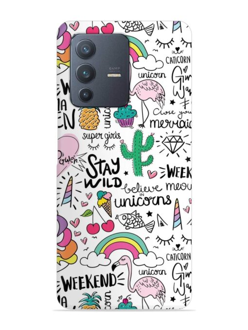 Unicorn Ice Cream Snap Case for Vivo V23 (5G)