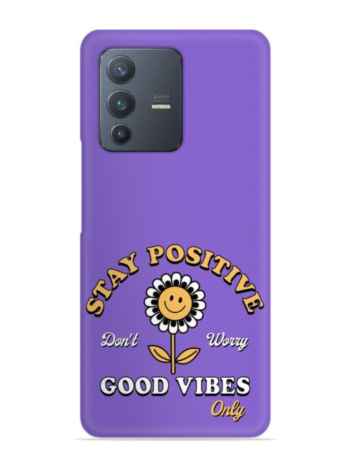 Retro Positive Flower Snap Case for Vivo V23 (5G) Zapvi